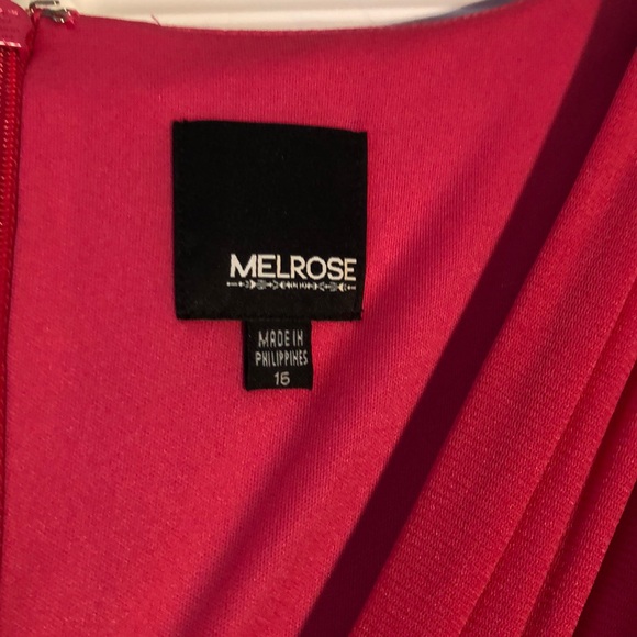 Barbie pink and black cocktail dress, size 16 - Picture 4 of 8